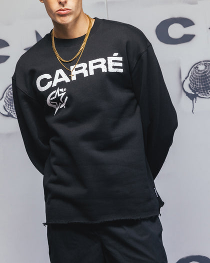 Carre Blackout Crewneck Black