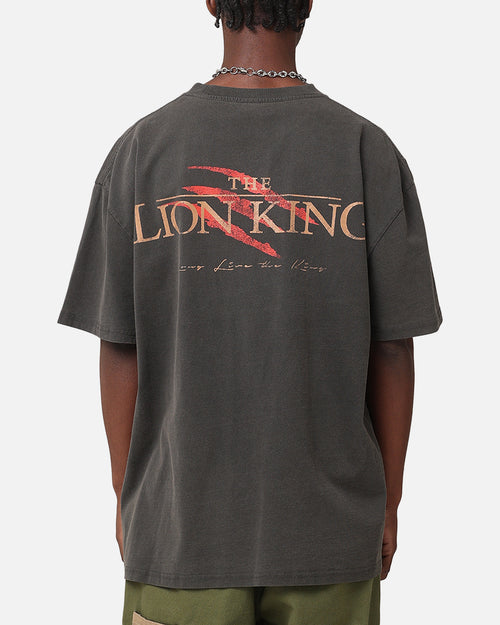 American Thrift Disney The Lion King Scar Heavy T-Shirt Black Wash