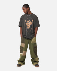 American Thrift Disney The Lion King Scar Heavy T-Shirt Black Wash
