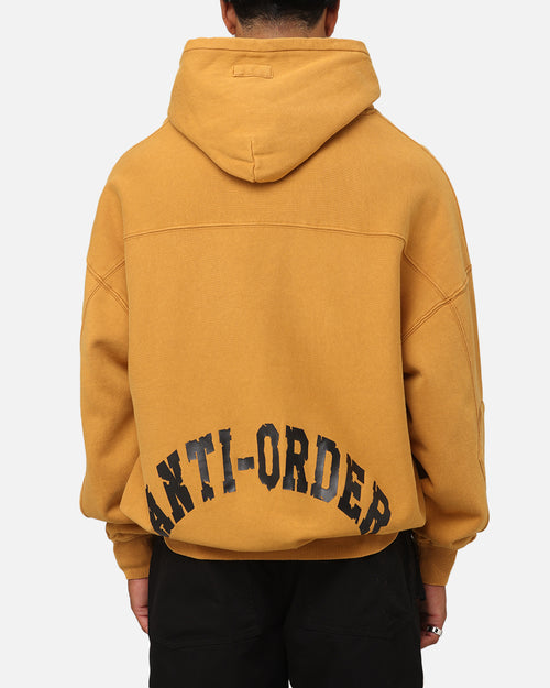 The Anti Order Architype Boxy Hoodie Mustard