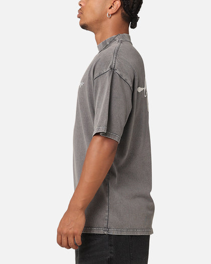 The Anti Order A2K Mock Neck T-Shirt Washed Charcoal