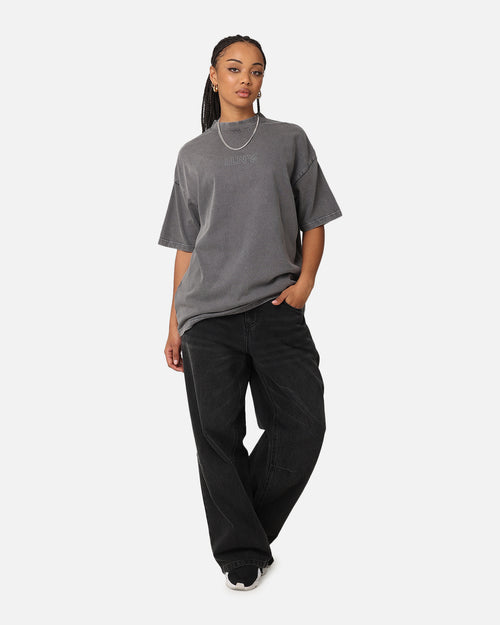 The Anti Order Anti XY Mock Neck T-Shirt Washed Charcoal