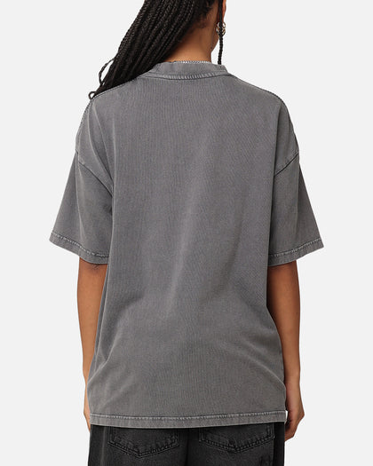 The Anti Order Anti XY Mock Neck T-Shirt Washed Charcoal