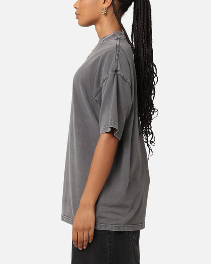 The Anti Order Anti XY Mock Neck T-Shirt Washed Charcoal