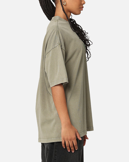 The Anti Order Anti XY Mock Neck T-Shirt Vintage Khaki