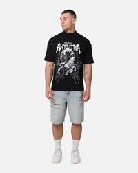 The Anti Order Invasion Mock Neck T-Shirt Black