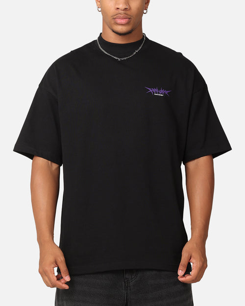 The Anti Order Metal Mock Neck T-Shirt Black
