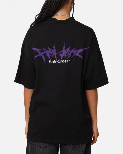 The Anti Order Metal Mock Neck T-Shirt Black