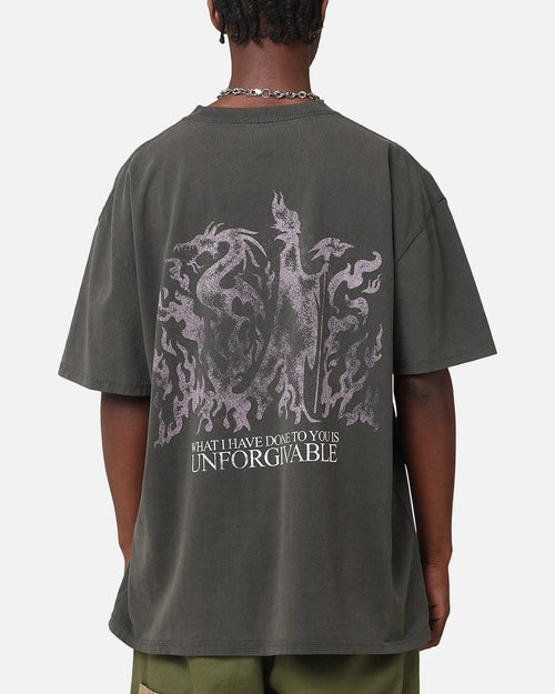 American Thrift Disney Maleficent Heavyweight T-Shirt Black Wash