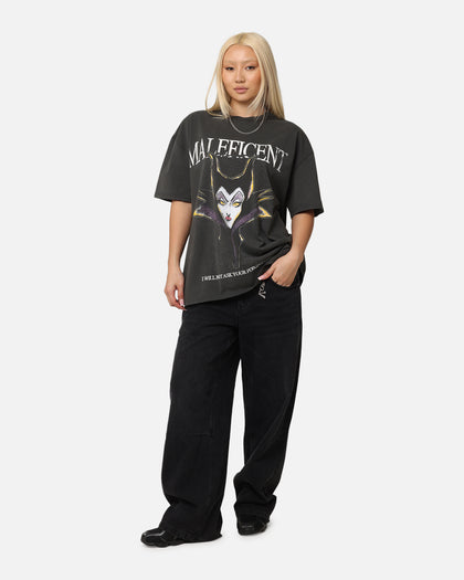 American Thrift Disney Maleficent Heavyweight T-Shirt Black Wash