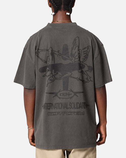 Goat Crew Solidaritry T-Shirt Black Wash