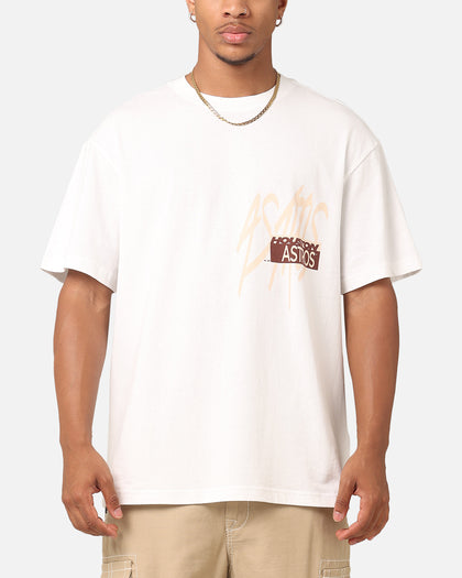 Majestic Athletic Houston Astros Marker T-Shirt Vintage White