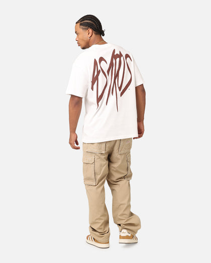 Majestic Athletic Houston Astros Marker T-Shirt Vintage White