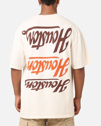 Majestic Athletic Houston Astros Patchwork T-Shirt Ecru