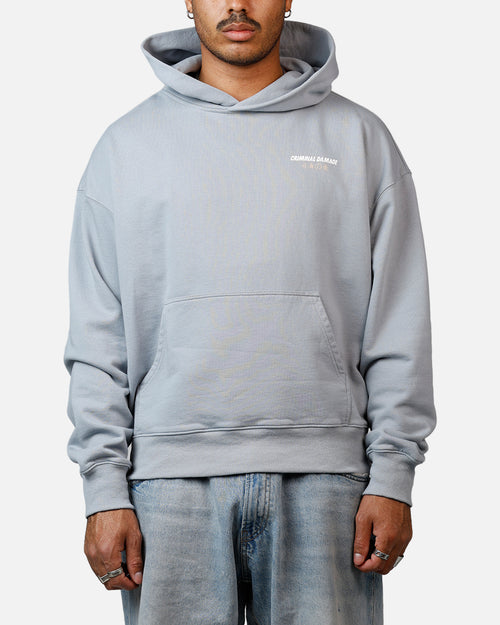Criminal Damage Mythology Hoodie Light Blue