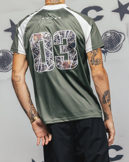 Carre Striker Jersey T-Shirt Green/White