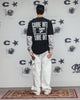 Carre Rear Vision Long Sleeve T-Shirt Black/White