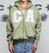 Carre Legacy Panelled Zip Hoodie Green