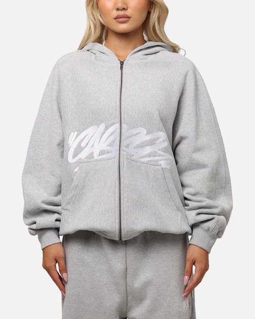 Carre Grit Zip Hoodie Grey Marle