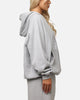 Carre Grit Zip Hoodie Grey Marle