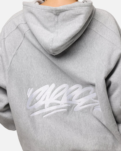 Carre Grit Zip Hoodie Grey Marle