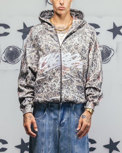 Carre Grit Zip Hoodie Real Tree Camo