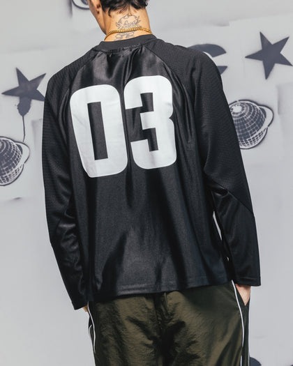 Carre Nebula Long Sleeve T-Shirt Black