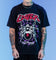 Ed Hardy By Loiter Poison Vintage T-Shirt Black Acidwash