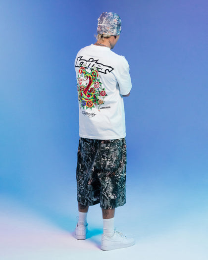 Ed Hardy By Loiter Serpent T-Shirt White