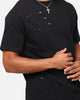 Saint Morta Distressed Lafayette T-Shirt Black