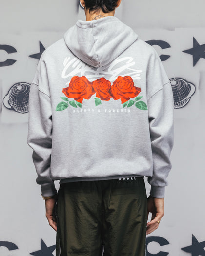 Carre Always & Forever Zip Hoodie Grey Marle