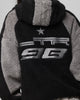 Loiter Speedway Fleece Jacket Black/Grey