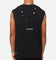 Saint Morta Distressed Oversized Muscle T-Shirt Black