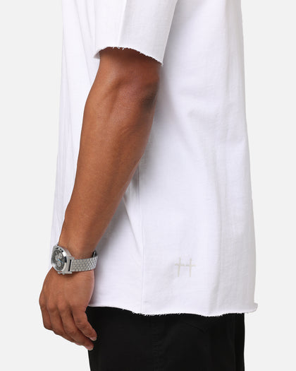 Saint Morta Gothic Monogram Box T-Shirt White