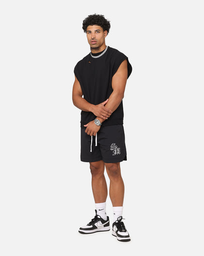 Saint Morta Premium Cut Off Sweat Shirt Black