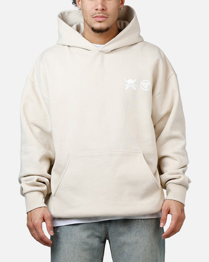 Hypland X One Piece Zoro Flame Hoodie Cream