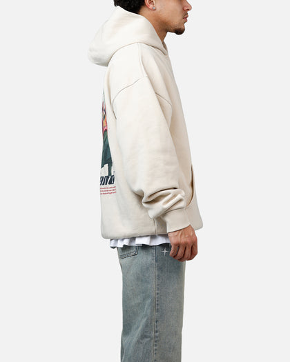 Hypland X One Piece Zoro Flame Hoodie Cream