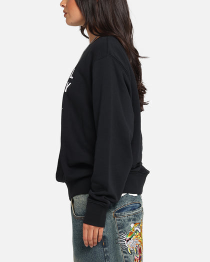 Nike Club French Terry Crewneck Black/White