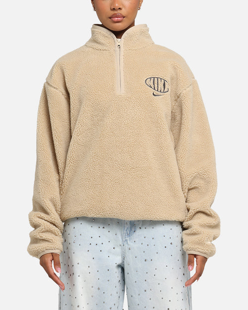 Nike Club Sustainable Winterized Half Zip Top Grain/Medium Ash Grey