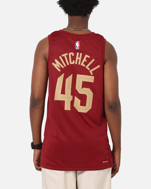 Nike Donovan Mitchell Cleveland Cavaliers #45 Icon Edition 2022/23 Nike Dri-Fit NBA Swingman Jersey Team Red