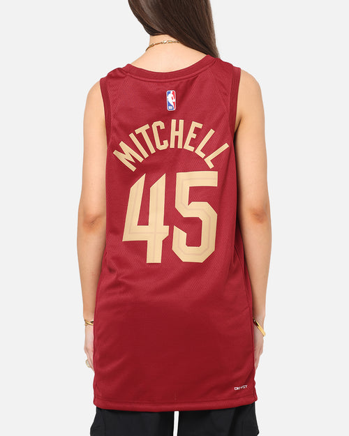Nike Donovan Mitchell Cleveland Cavaliers #45 Icon Edition 2022/23 Nike Dri-Fit NBA Swingman Jersey Team Red