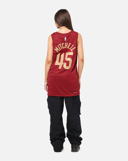 Nike Donovan Mitchell Cleveland Cavaliers #45 Icon Edition 2022/23 Nike Dri-Fit NBA Swingman Jersey Team Red