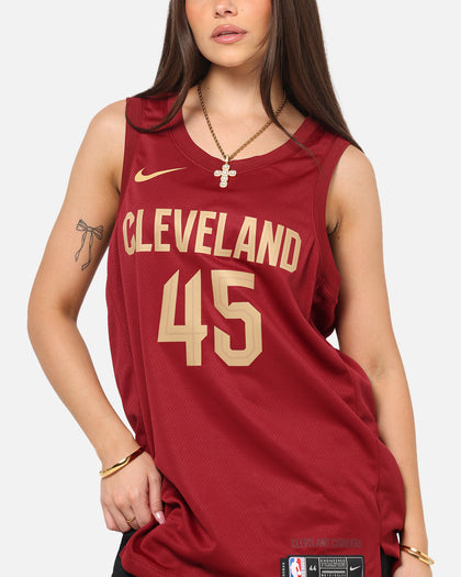 Nike Donovan Mitchell Cleveland Cavaliers #45 Icon Edition 2022/23 Nike Dri-Fit NBA Swingman Jersey Team Red