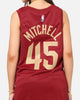 Nike Donovan Mitchell Cleveland Cavaliers #45 Icon Edition 2022/23 Nike Dri-Fit NBA Swingman Jersey Team Red