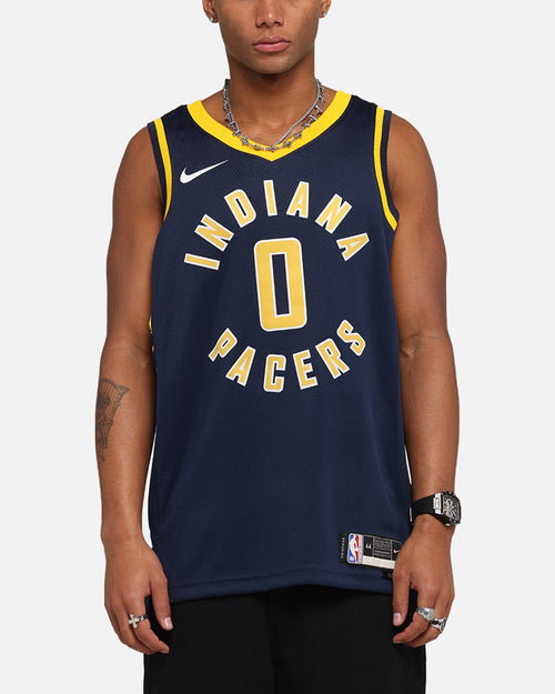 Nike Tyrese Haliburton Indiana Pacers #0 Icon Edition 2022/23 Nike Dri-Fit NBA Swingman Jersey College Navy