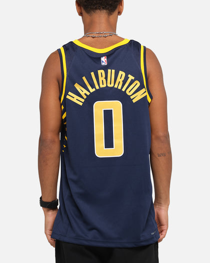 Nike Tyrese Haliburton Indiana Pacers #0 Icon Edition 2022/23 Nike Dri-Fit NBA Swingman Jersey College Navy