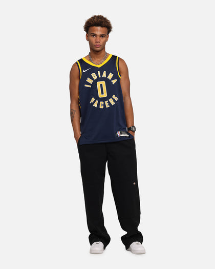 Nike Tyrese Haliburton Indiana Pacers #0 Icon Edition 2022/23 Nike Dri-Fit NBA Swingman Jersey College Navy