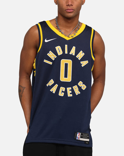 Nike Tyrese Haliburton Indiana Pacers #0 Icon Edition 2022/23 Nike Dri-Fit NBA Swingman Jersey College Navy