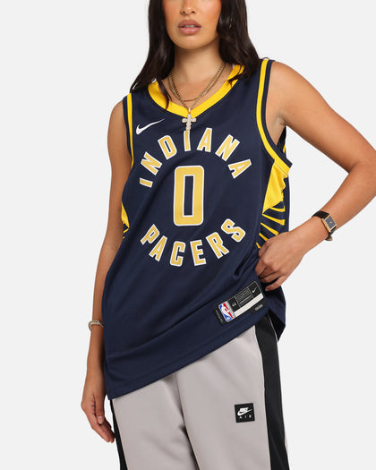 Nike Tyrese Haliburton Indiana Pacers #0 Icon Edition 2022/23 Nike Dri-Fit NBA Swingman Jersey College Navy