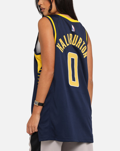 Nike Tyrese Haliburton Indiana Pacers #0 Icon Edition 2022/23 Nike Dri-Fit NBA Swingman Jersey College Navy